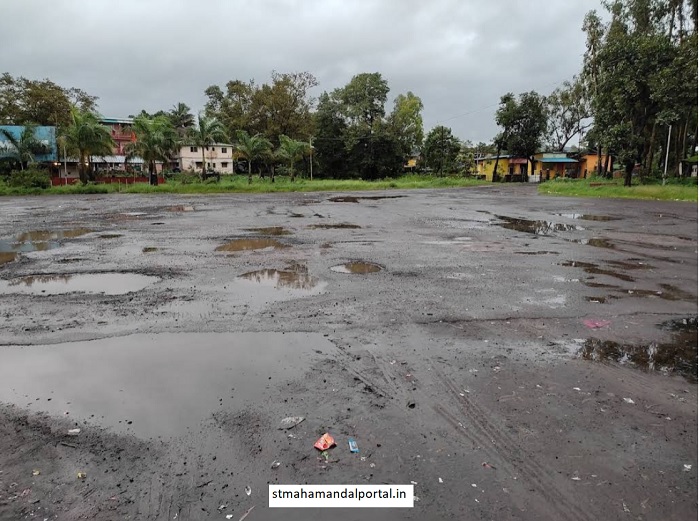 msrtc malkapur yelane bus depo area